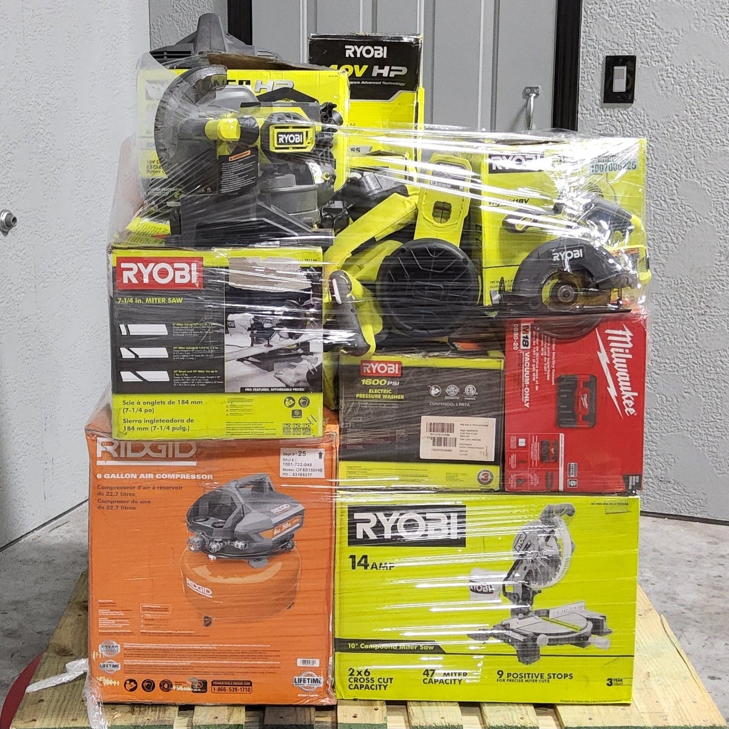 🌞Summer Sale is Heating Up!🏖️MIXED TOOLS PALLET – LOT ID: 251035 – Untested Customer Return