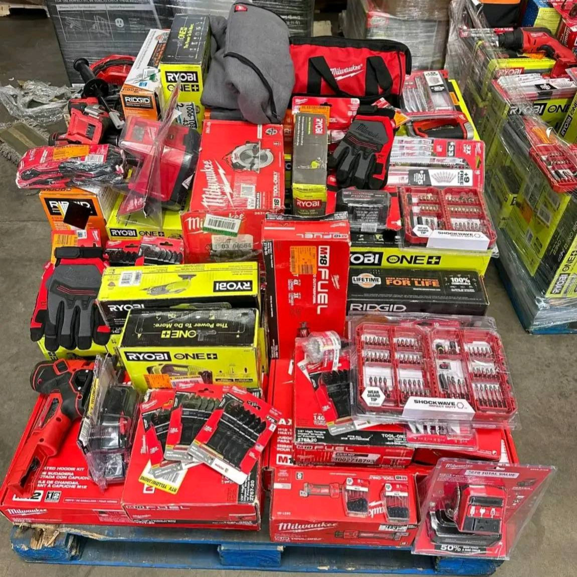 🌞Summer Sale is Heating Up!🏖️MIXED TOOLS PALLET – LOT ID: 251035 – Untested Customer Return