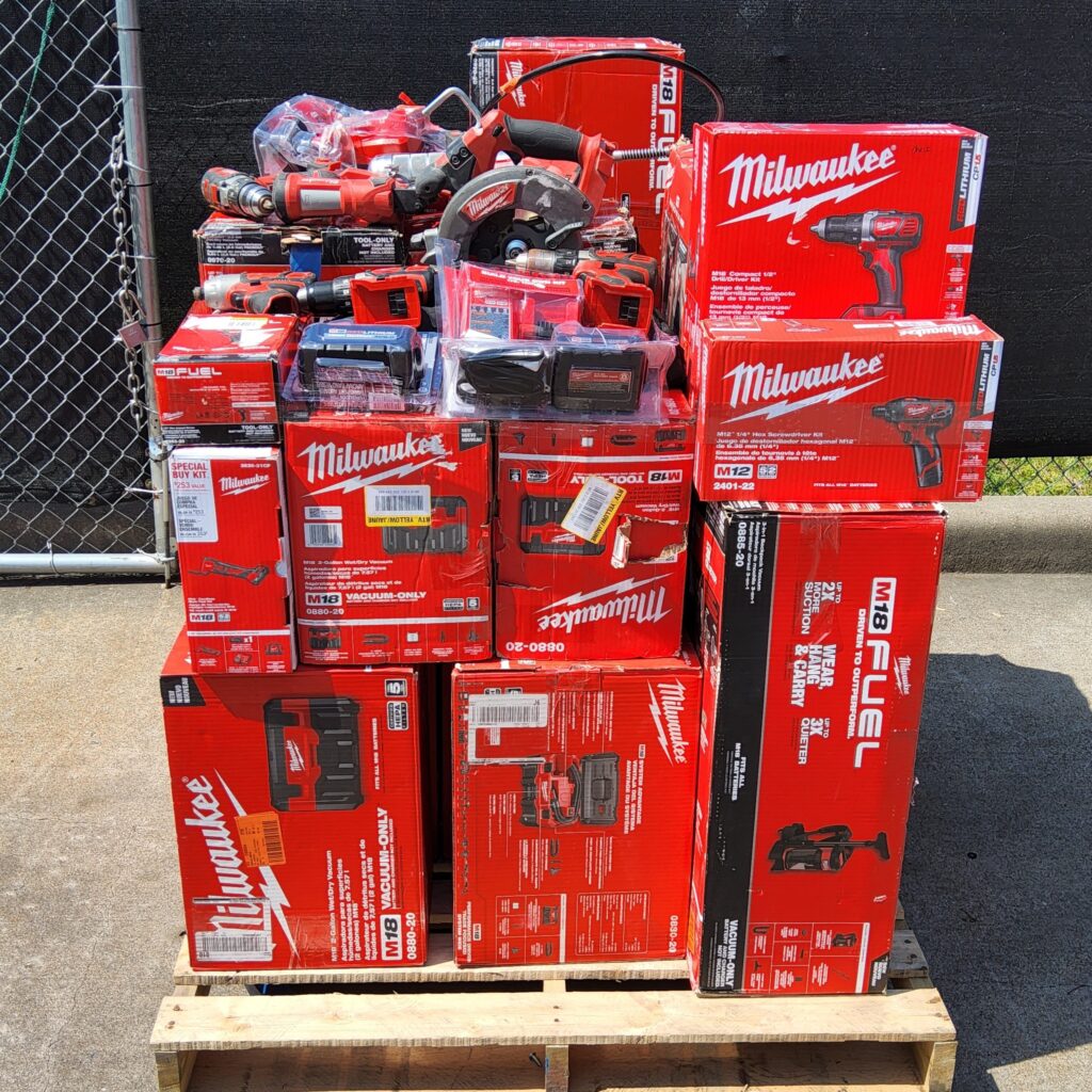 🌞Summer Sale is Heating Up!🏖️MIXED TOOLS PALLET – LOT ID: 251035 – Untested Customer Return